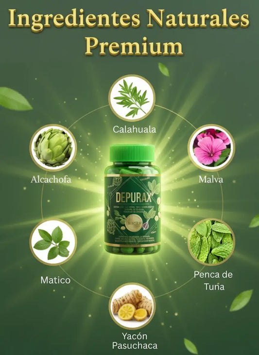 Depurax (Desinflama, desintoxica y acelera la digestión)