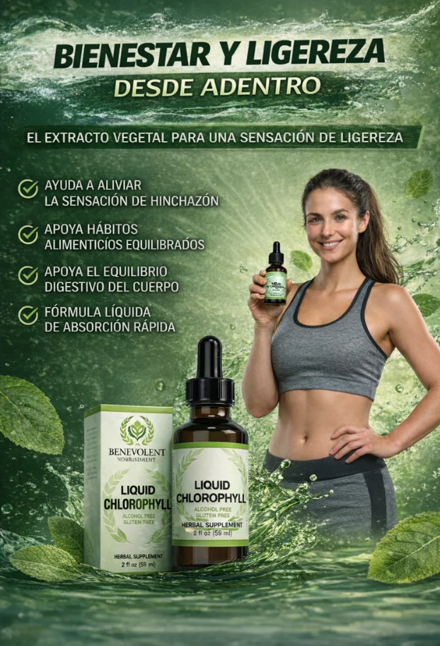 LIQUID CHLOROPHYLL (Apoya el equilibrio digestivo del cuerpo)