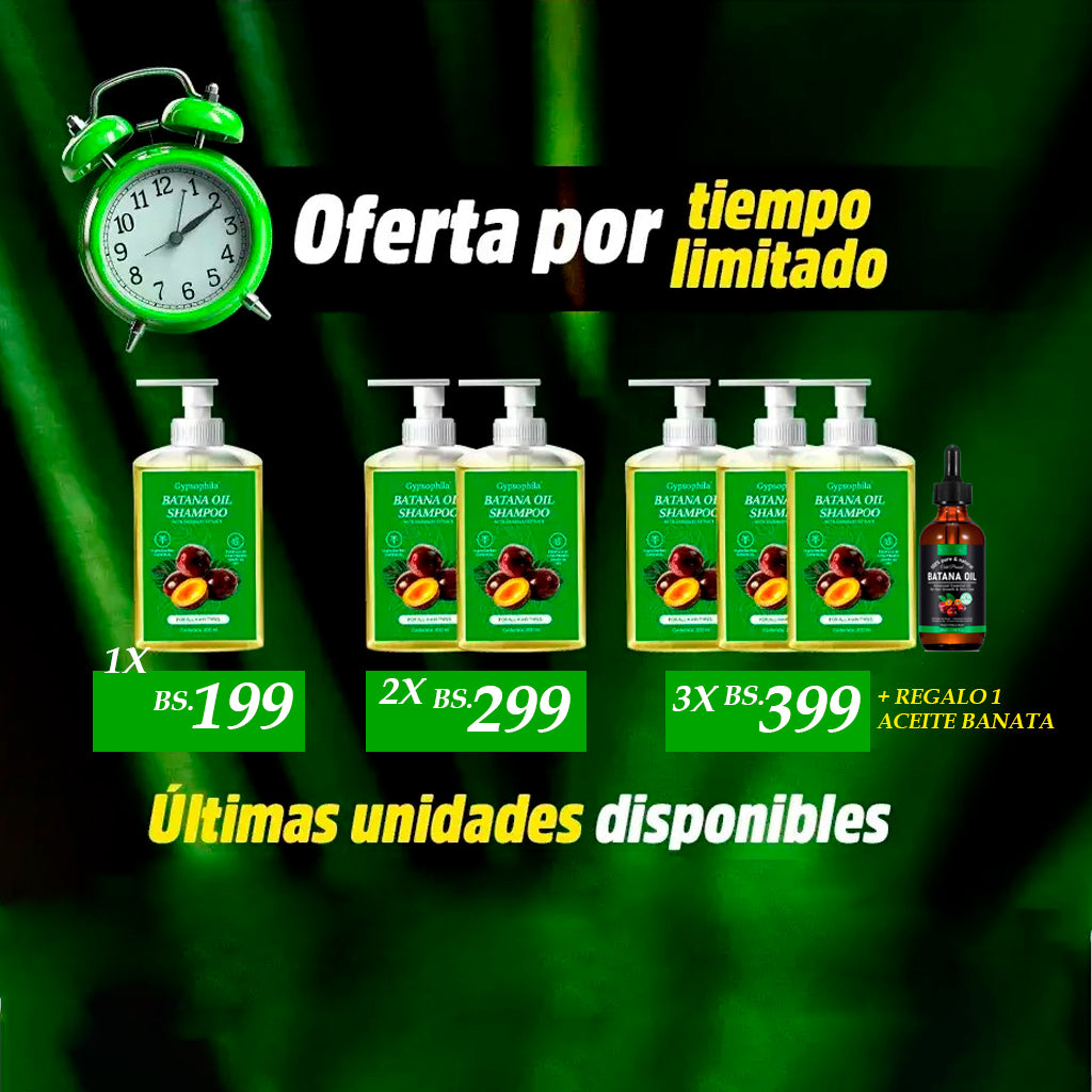 Batana oil shampoo dale vida a tu cabello desde la raíz