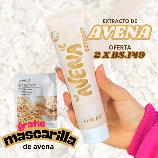 Exfoliante de Avena serum blanqueador