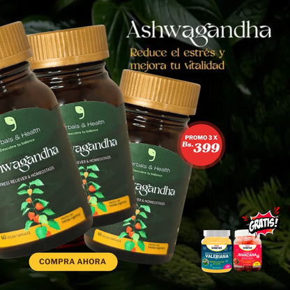 Ashwagandha - Menos estrés y mejor sueño
